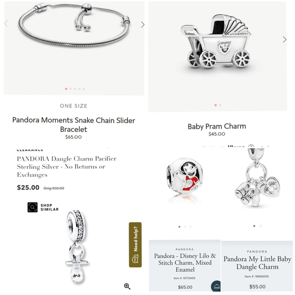 SOLD Pandora Bracelet and Charms - Picture 3 of 4